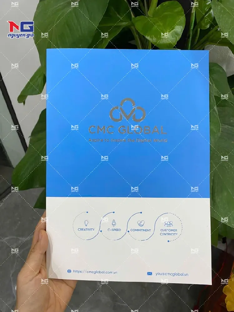 mẫu kẹp file CMC theo yêu cầu của khách hàng